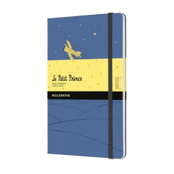 Moleskine: Le Petit Prince (Notesbog, Hardcover, Limited Edition, Large, Blå, Ruled)