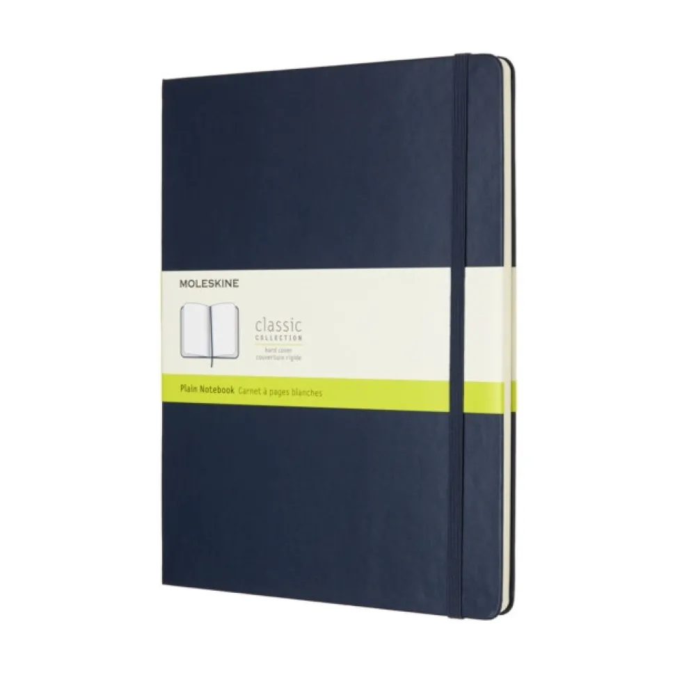 Moleskine Sapphire Blue Extra Large Plain Notebook Hard (Bog, Notebook / blank book, Engelsk)