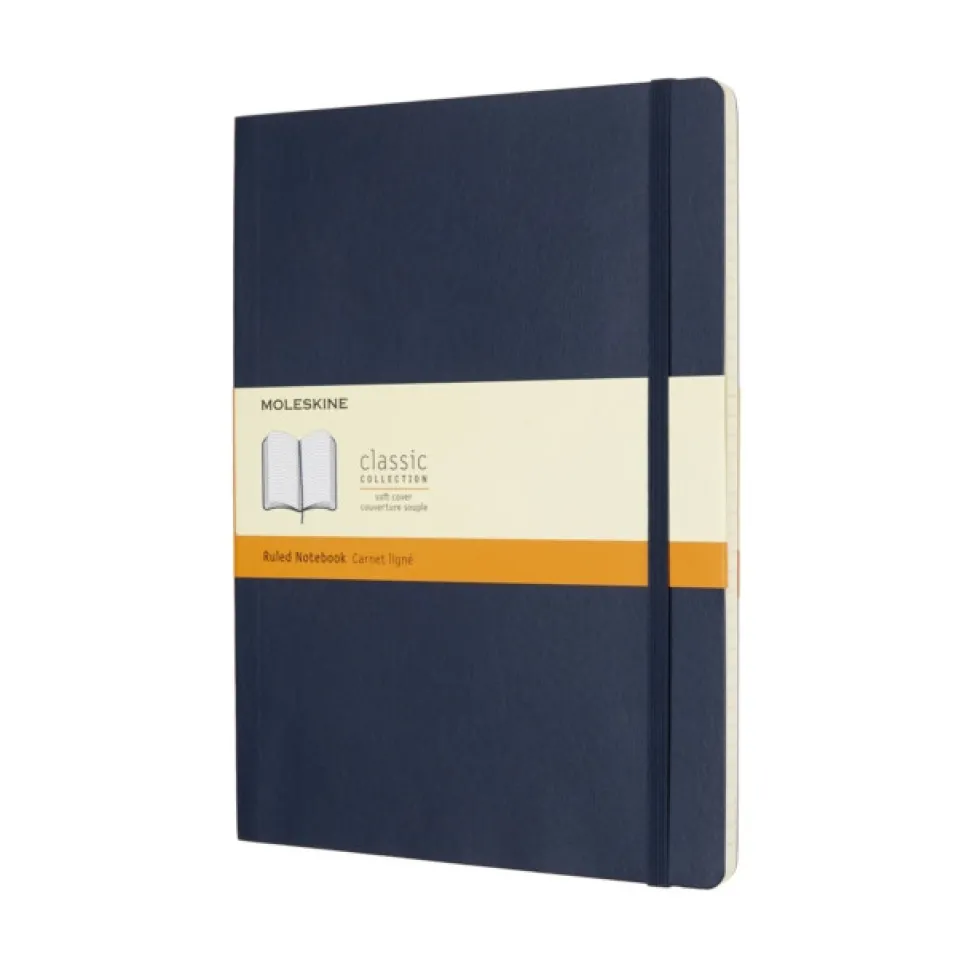 Moleskine Sapphire Blue Extra Large Ruled Notebook Soft (Bog, Notebook / blank book, Engelsk)