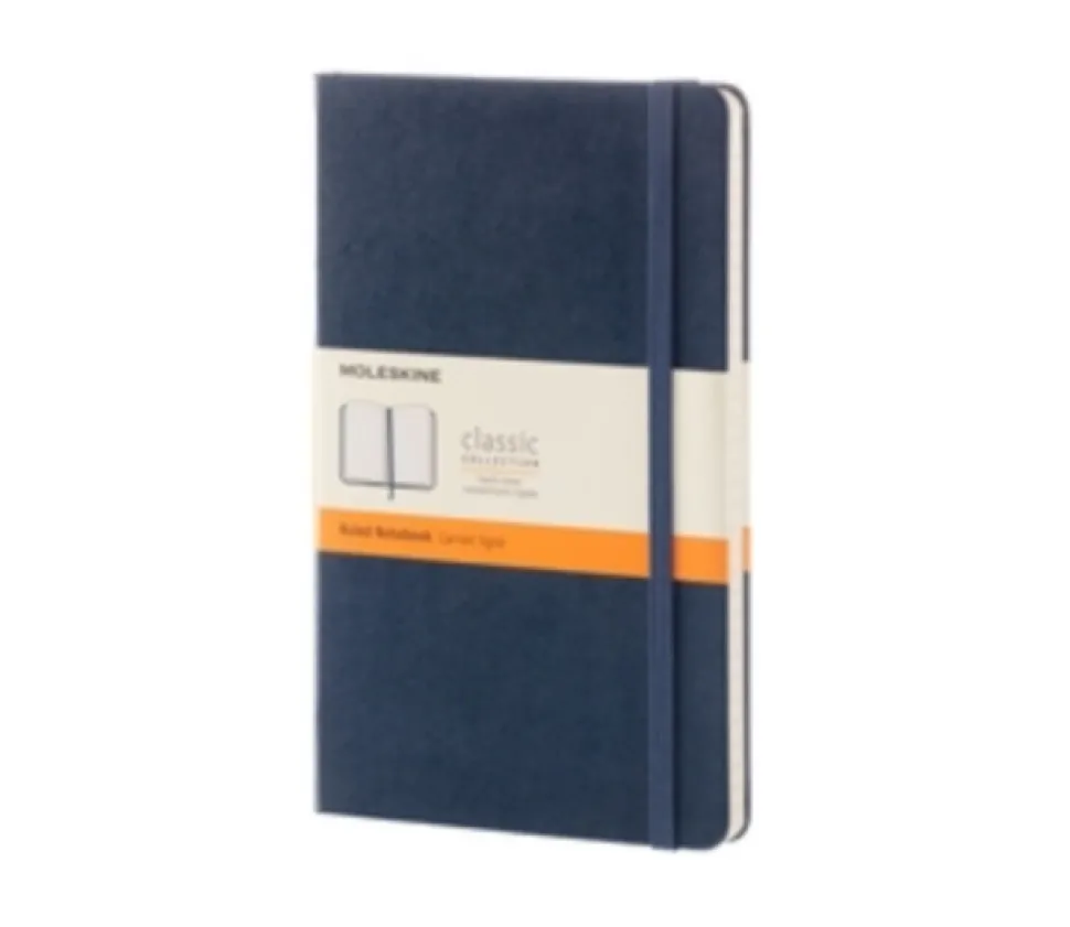 Moleskine Sapphire Blue Large Ruled Notebook Hard (Bog, Notebook / blank book, Engelsk)