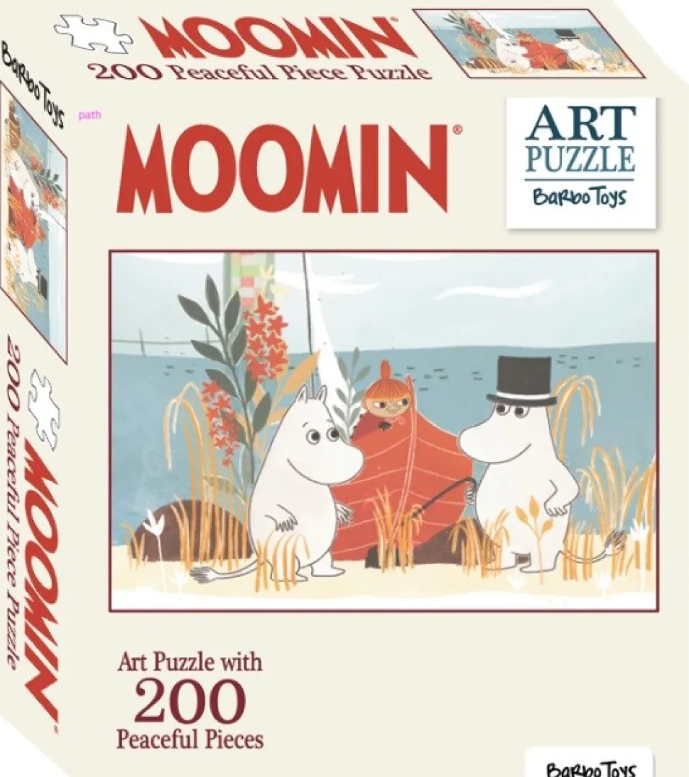Mumin Art Puslespil - 200 brikker - Rød (Spil, Dansk)