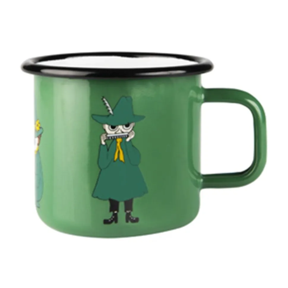 Mumitroldene emaljekrus 3,7 dl - Snusmumrikken, grøn (Merchandise)