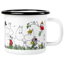 Mumitroldene Emaljekrus 1,5 dl Happy Family (Merchandise)
