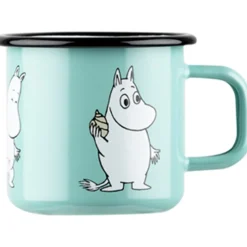 Mumitroldene emaljekrus 3,7 dl - Mumitroldene, mint (Merchandise)