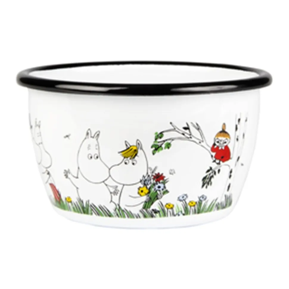 Mumitroldene emaljeskål 3 dl - Happy Family (Merchandise)