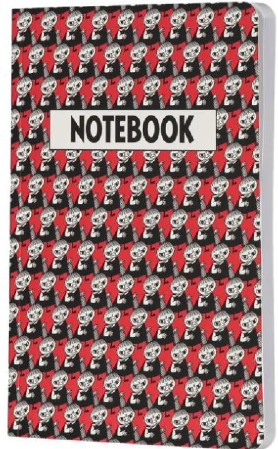 Mumitroldene Notesbog - Pop Art - A5 rød