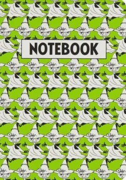 Mumitroldene Notesbog - Pop Art - A5 rød