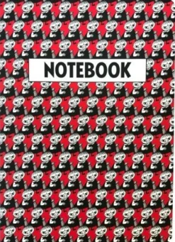 Mumitroldene Notesbog - Pop Art - A5 rød