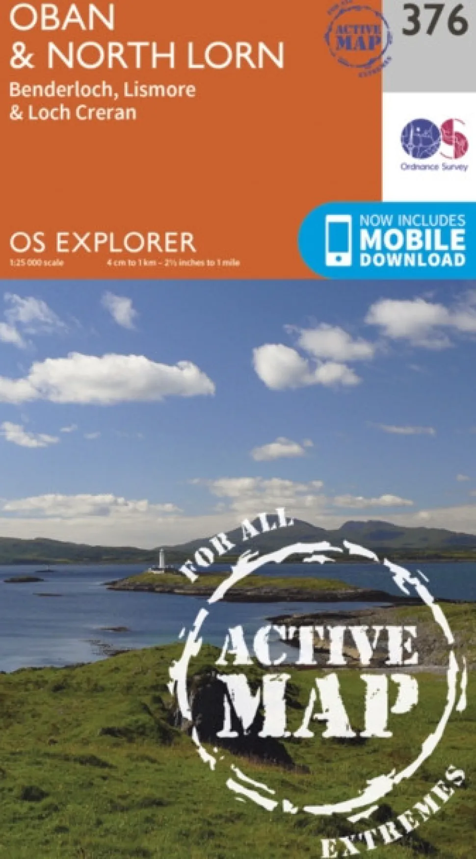 Oban and North Lorn (Sheet map, folded, Engelsk) af Ordnance Survey