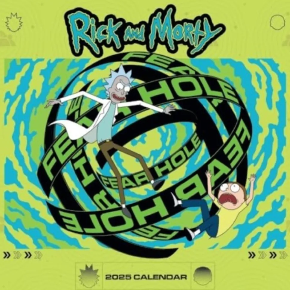 Official Rick And Morty Square Calendar 2025 (Kalender, Calendar, Engelsk)