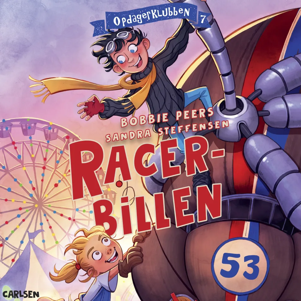 Opdagerklubben (7) - Racerbillen (Lydbog, zip_mp3, Dansk) af Bobbie Peers