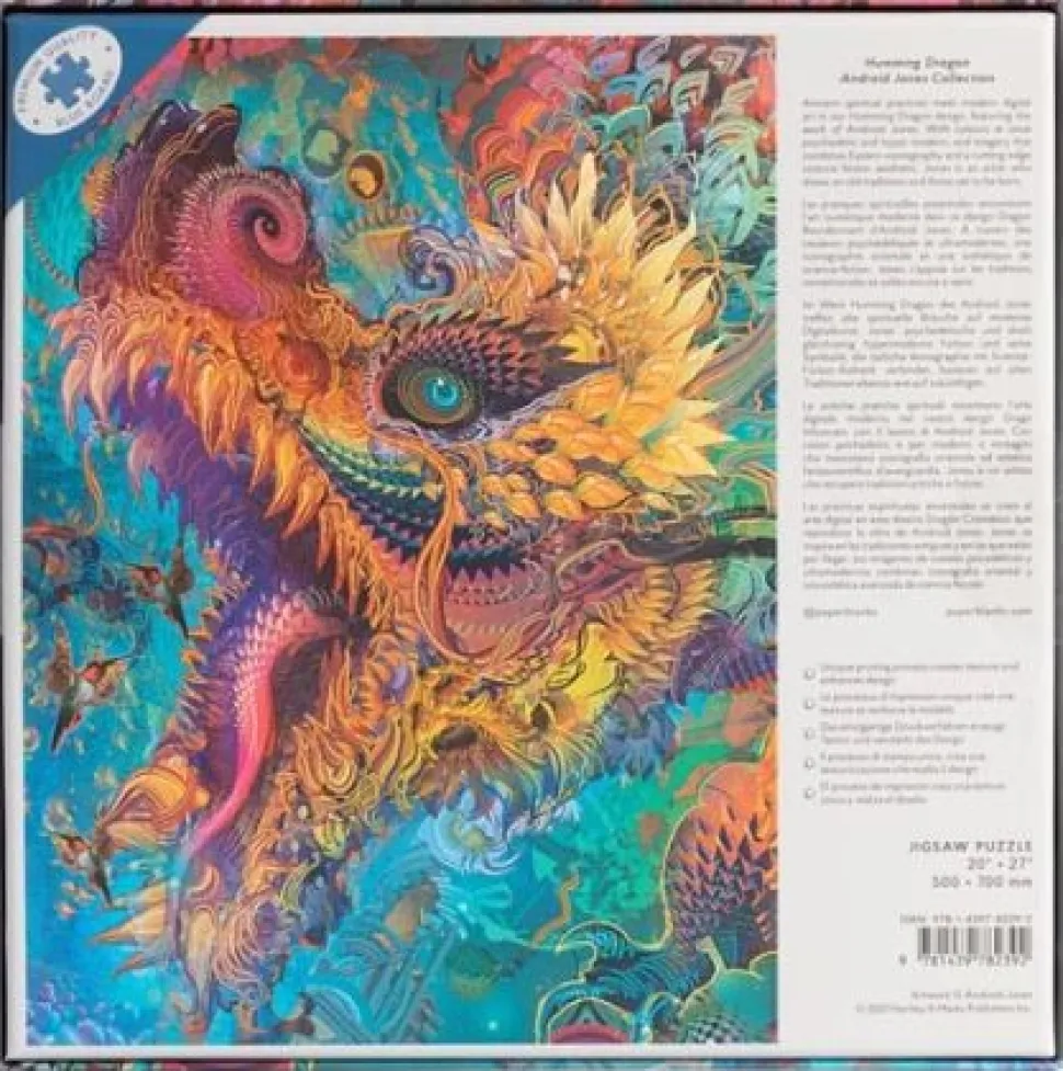 Paperblanks Puslespil - Humming Dragon Android Jones Collection (Spil)