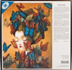 Paperblanks Puslespil - Madame Butterfly, Esprit de Lacombe (Spil)