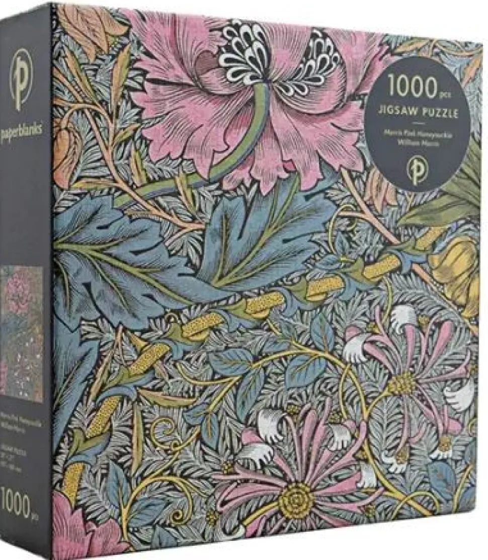 Paperblanks Puslespil - Morris Pink Honeysuckle (Spil)