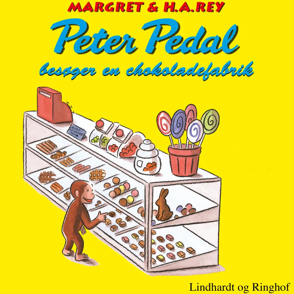 Peter Pedal besøger en chokoladefabrik (Lydbog, zip_mp3, Dansk) af H.A. Rey