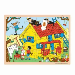 Pippi - træpuslespil (Spil, Dansk)
