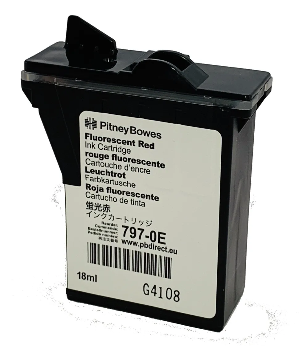 Pitney Bowes DM50, DM55, K700 red ink