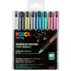 Posca Paint Marker - Metal Farver - 0,7mm (Skriveredskaber)