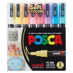 Posca Paint Marker - Standard Farver - 0,9-1,3mm (Skriveredskaber)