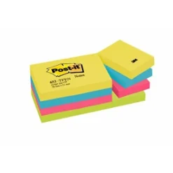 Post-it Notes 38x51 Energetic (12) (Kontorartikler)