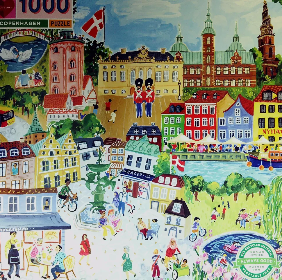 Puslespil 1000 brk - København (Spil)