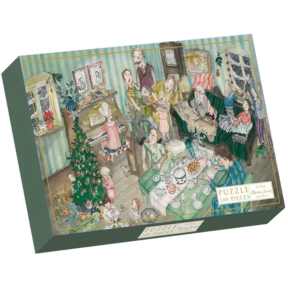 PUSLESPIL – Family Christmas – Theresa Jessing – 500 brikker (Spil, Dansk)