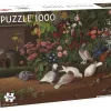 Puslespil - Flowers and Birds - 1000 Brikker (Spil)