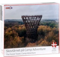 Puslespil Skovtårnet på camp adventure - 1000 brikker (Spil)