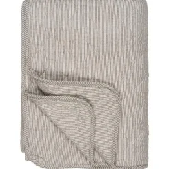 Quilt hvide jordfarvede mælkedrengestriber