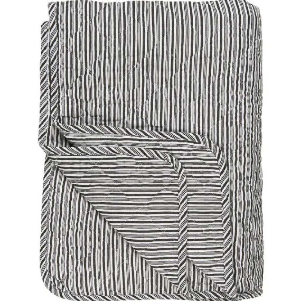 Quilt hvide sorte striber
