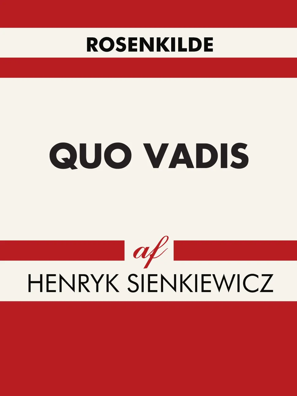 Quo Vadis (Bog, Hæftet, Dansk) af Henryk Sienkiewicz