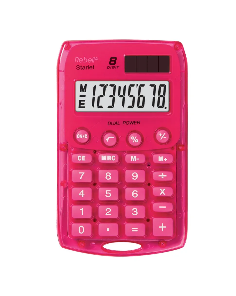 Rebell Starlet lommeregner pink