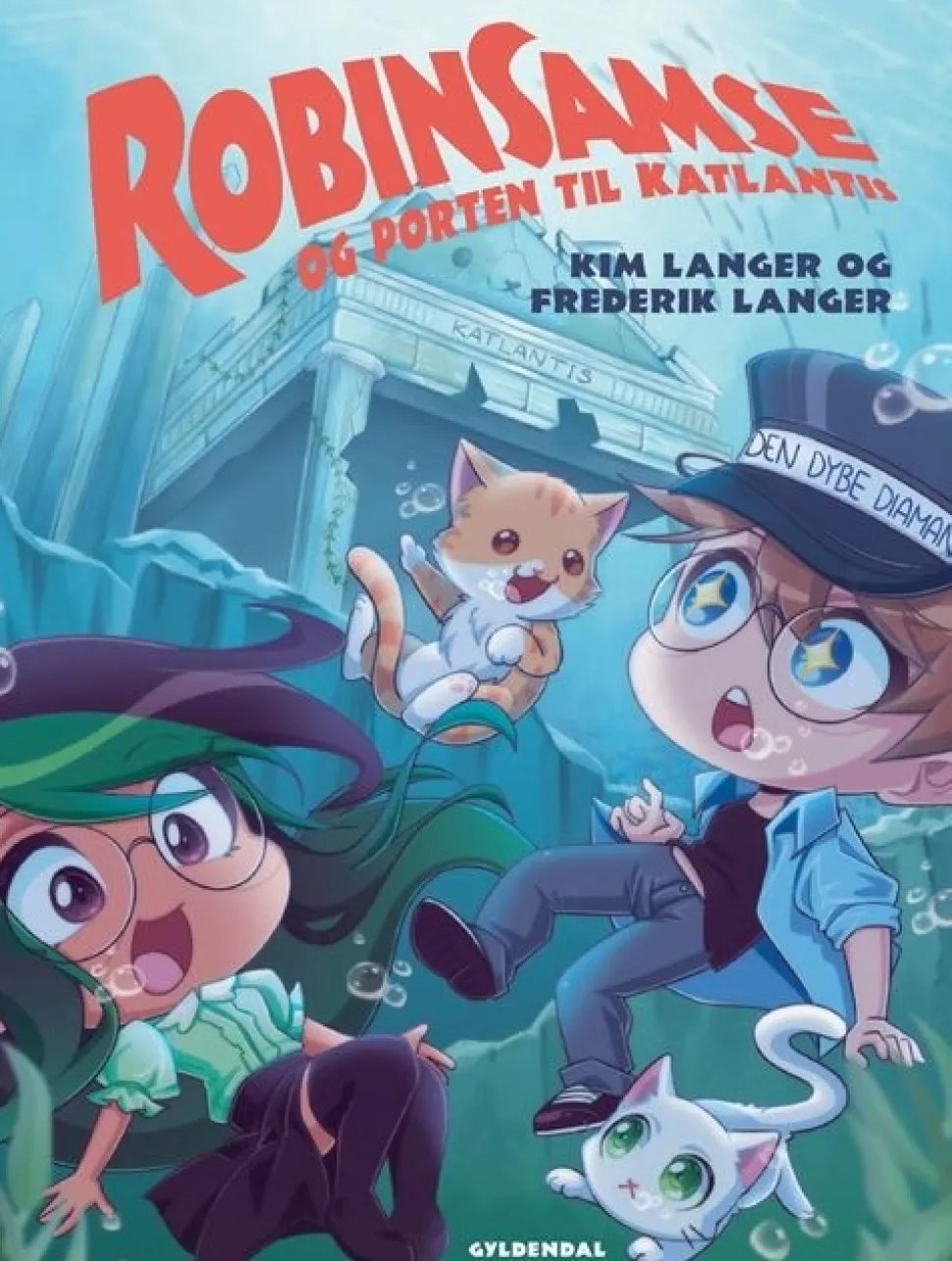 RobinSamse 11 - RobinSamse og porten til Katlantis (Bog, Indbundet, Dansk) af Frederik Langer