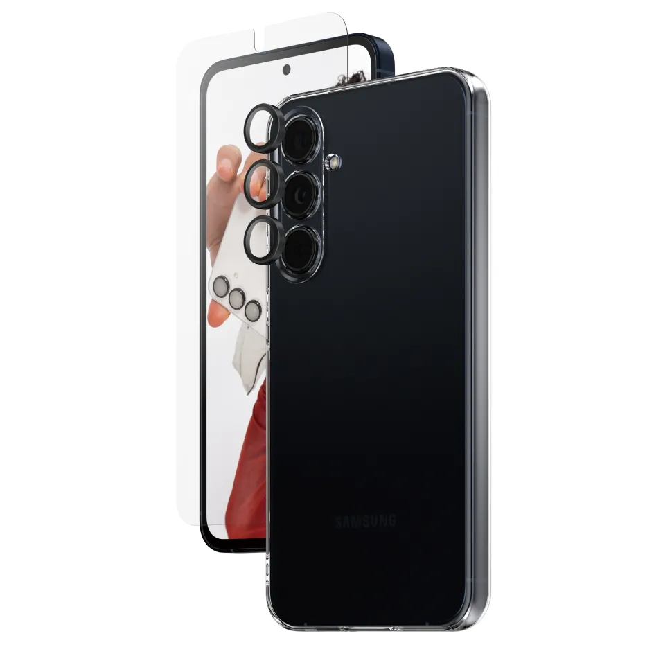 SAFE. 3-in-1 Pack Galaxy A55 5G (Mobil- & tablet-tilbehør)