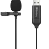 Sandberg Streamer USB Clip Microphone (IT/IT-tilbehør)