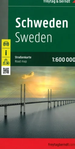 Schweden - Sweden - Sverige (Falset, Engelsk) af Freytag & Berndt