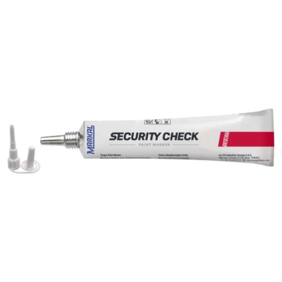 Security Check Paint marker red (Kontorartikler)