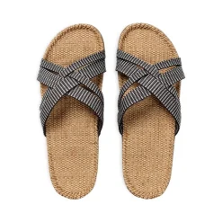 Shangies: Black stripes - WOMAN#1 (Sandal, Women#1, Black stripes)
