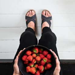 Shangies: Charcoal - WOMAN#1 (Sandal, Women#1, Charcoal)
