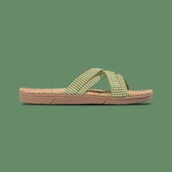Shangies: Green leaves - WOMAN#1 (Sandal, Women#1, Green leaves)