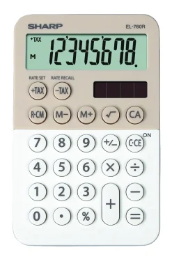SHARP Bordregner EL-760R, hvid-cappuccino