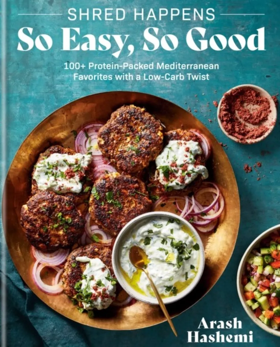 Shred Happens: So Easy, So Good: 100+ Protein-packed Mediterranean Favourites with a ... (Bog, Hardback, Engelsk)