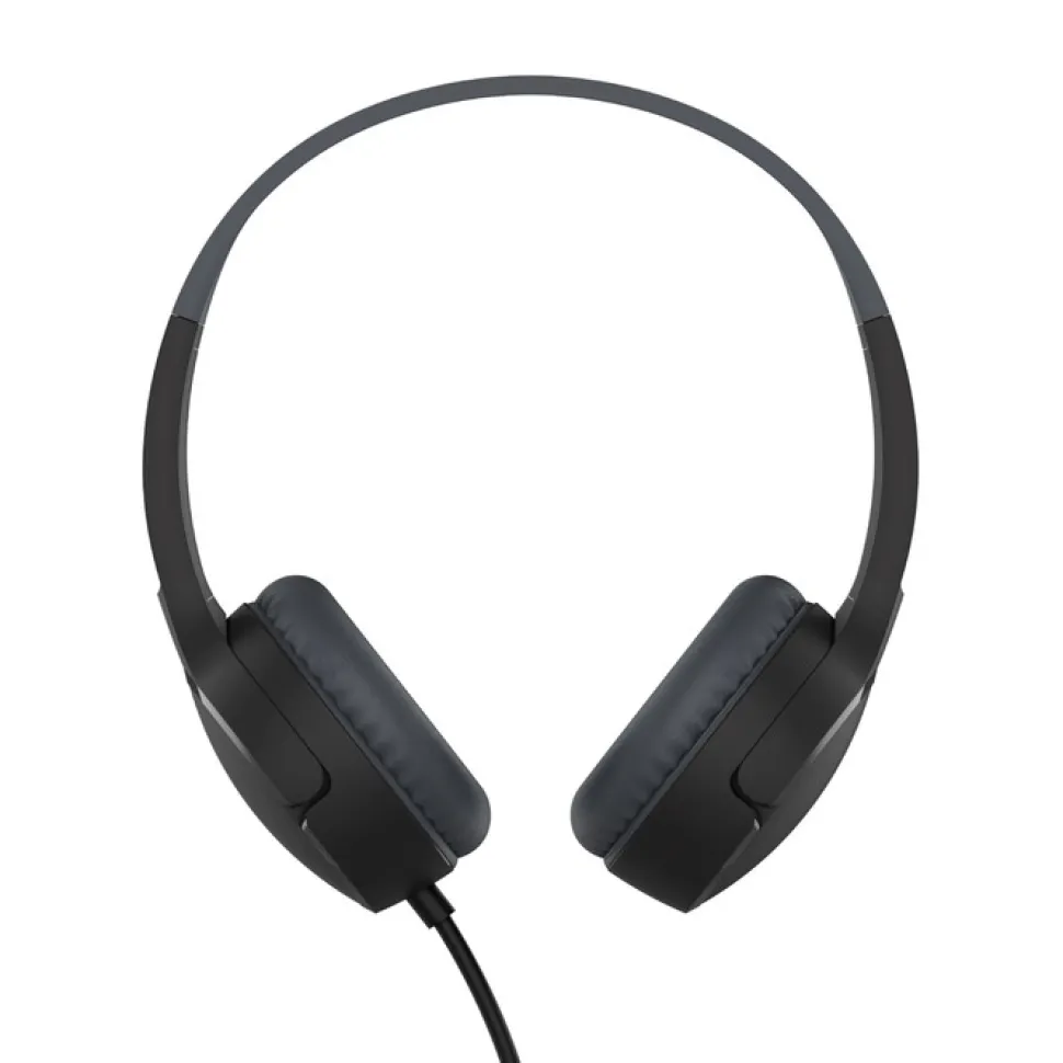 SOUNDFORM Mini Wired On-Ear Headphones for Kids, Black (IT/IT-tilbehør)