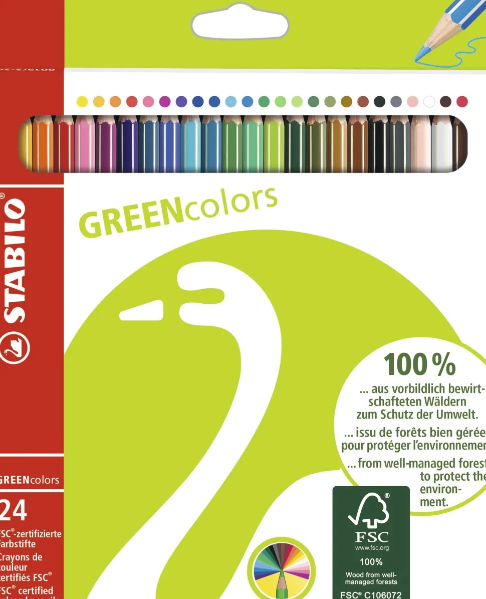 STABILO GREENcolors 24 stk. (Skriveredskaber)