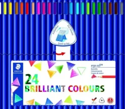 Staedtler Triplus Farveblyanter ass. Ergosoft 24stk (Skriveredskaber)