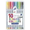 Staedtler Triplus fineliner tusch, stregtykkelse: 0,3 mm, ass. farver, trekantede, 10... (Skriveredskaber)