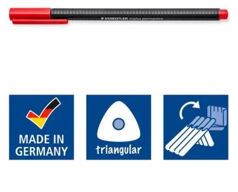 Staedtler Triplus Permanent Multi-surface Fineliner 0.3 mm (Skriveredskaber)