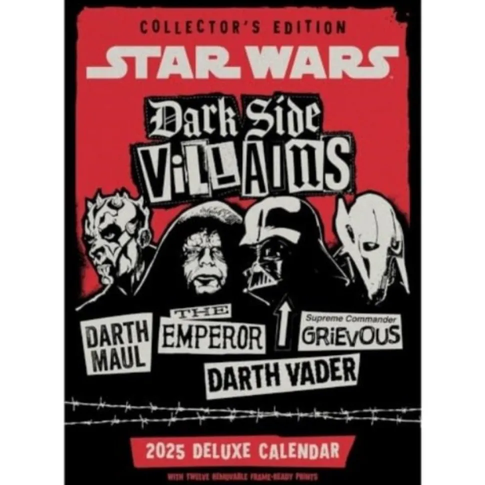 Star Wars Classic A3 Deluxe Calendar 2025 (Kalender, Calendar, Engelsk)