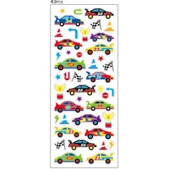Stickers racerbiler Tinka (Klistermærker)