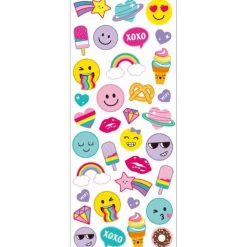 Stickers store smiley Tinka (Klistermærker)